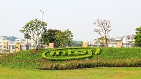 Green field in front of GBP