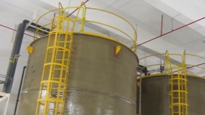 Equalized (EQ) tanks: contain water to supply AWN system