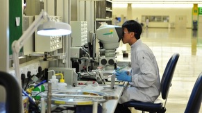 Working at Manufacturing Floor